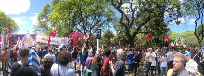  UNQATE participó de la Jornada Continental  “Por la democracia y contra el neoliberalismo” en el Uruguay